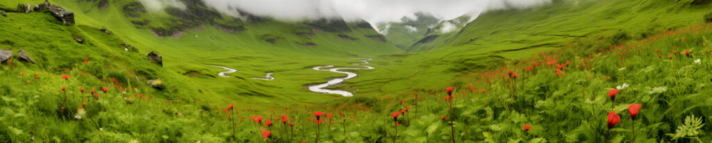 valley of flowers national park uttarakhand india generative ai