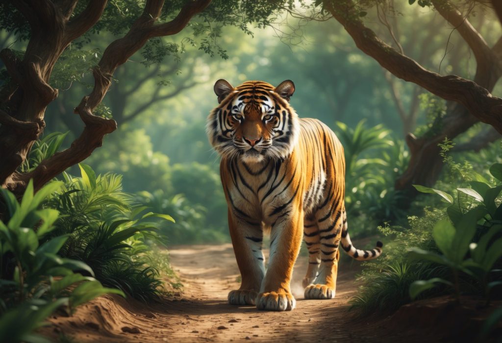 wildlife in manas national park: bengal tiger, elephant, and more in assam's indian reserve